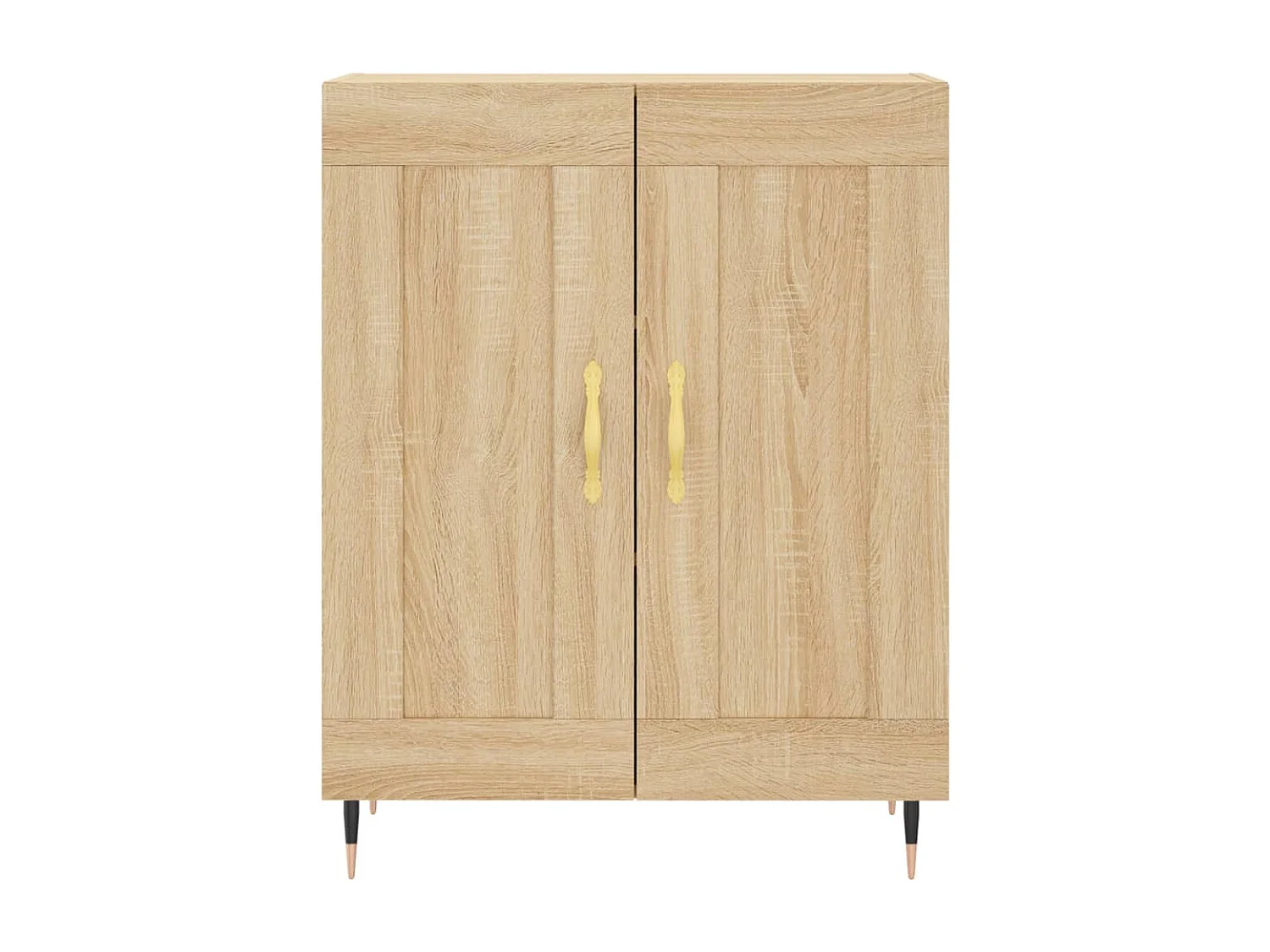 Hoog dressoir Sonoma eiken 69,5x34x180 cm Technisch hout