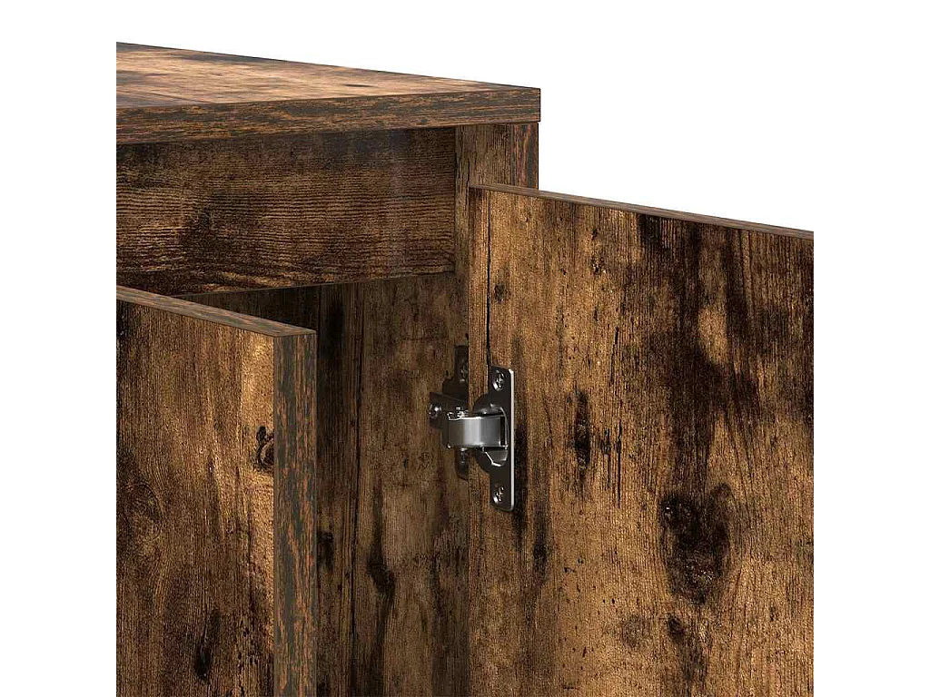 Buffet en Chêne Fumé Chêne Fumé Bois 135 x 41 x 75 cm Rangement