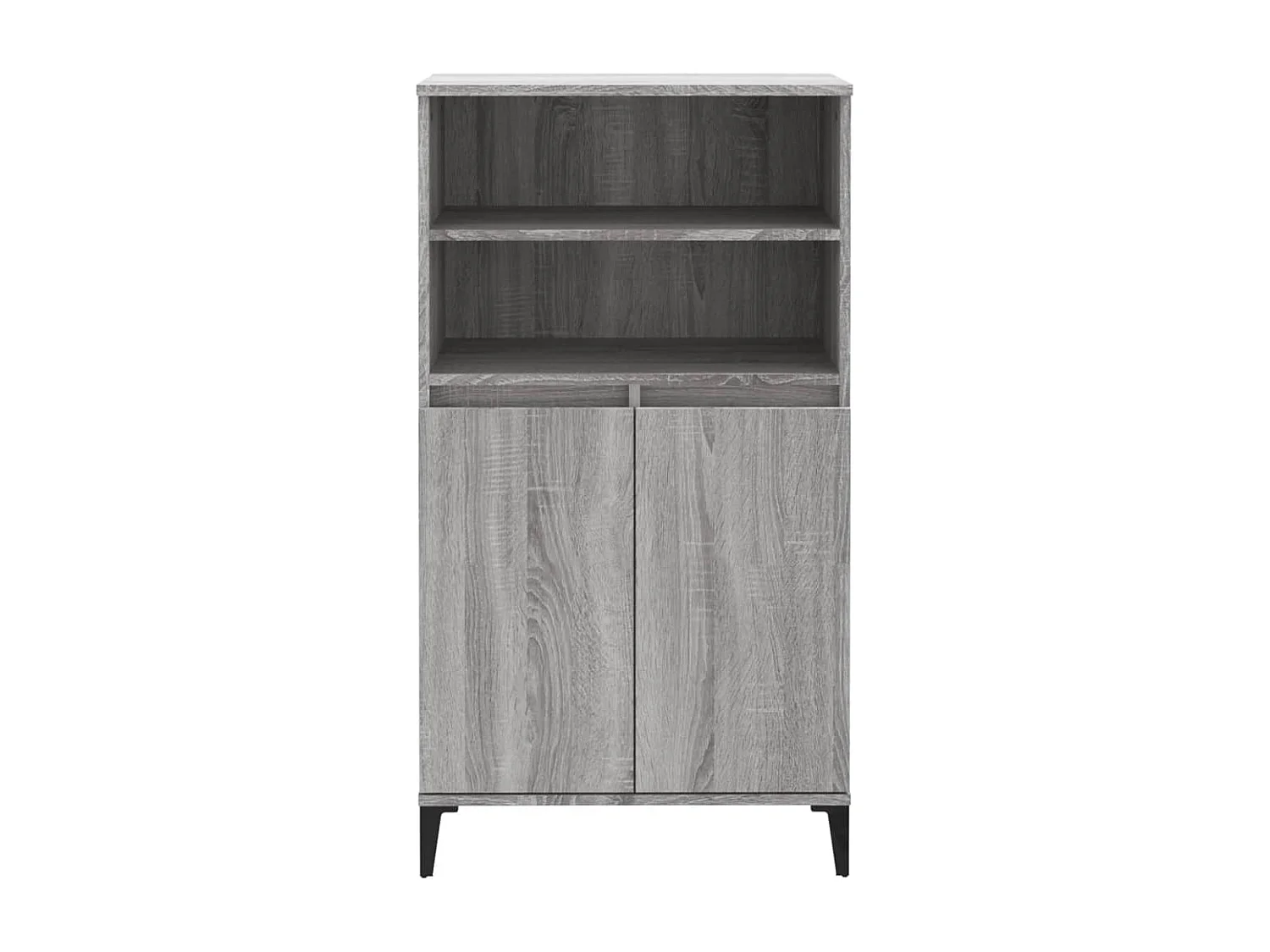 Buffet haut Sonoma gris 60x36x110 cm Bois d'ingénierie