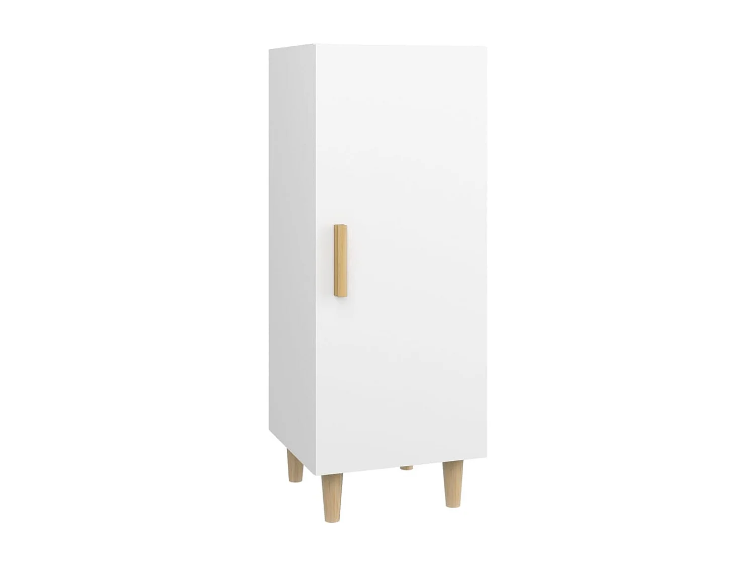 Buffet Blanc 34,5x34x90 cm Bois d'ingénierie