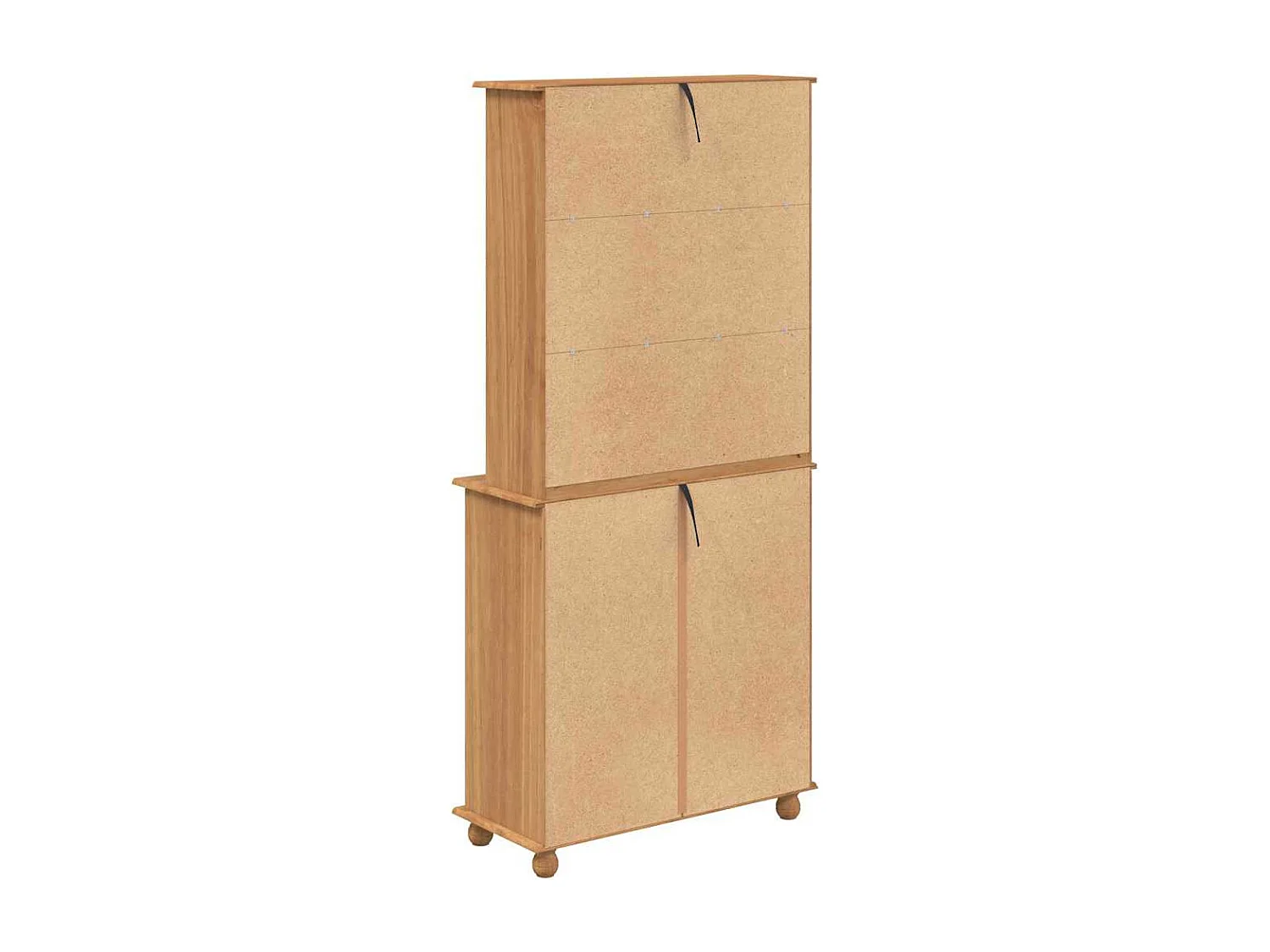 Stall "ASKIM" Goldbraun 91x40x199,5 cm Massivholz Kiefer