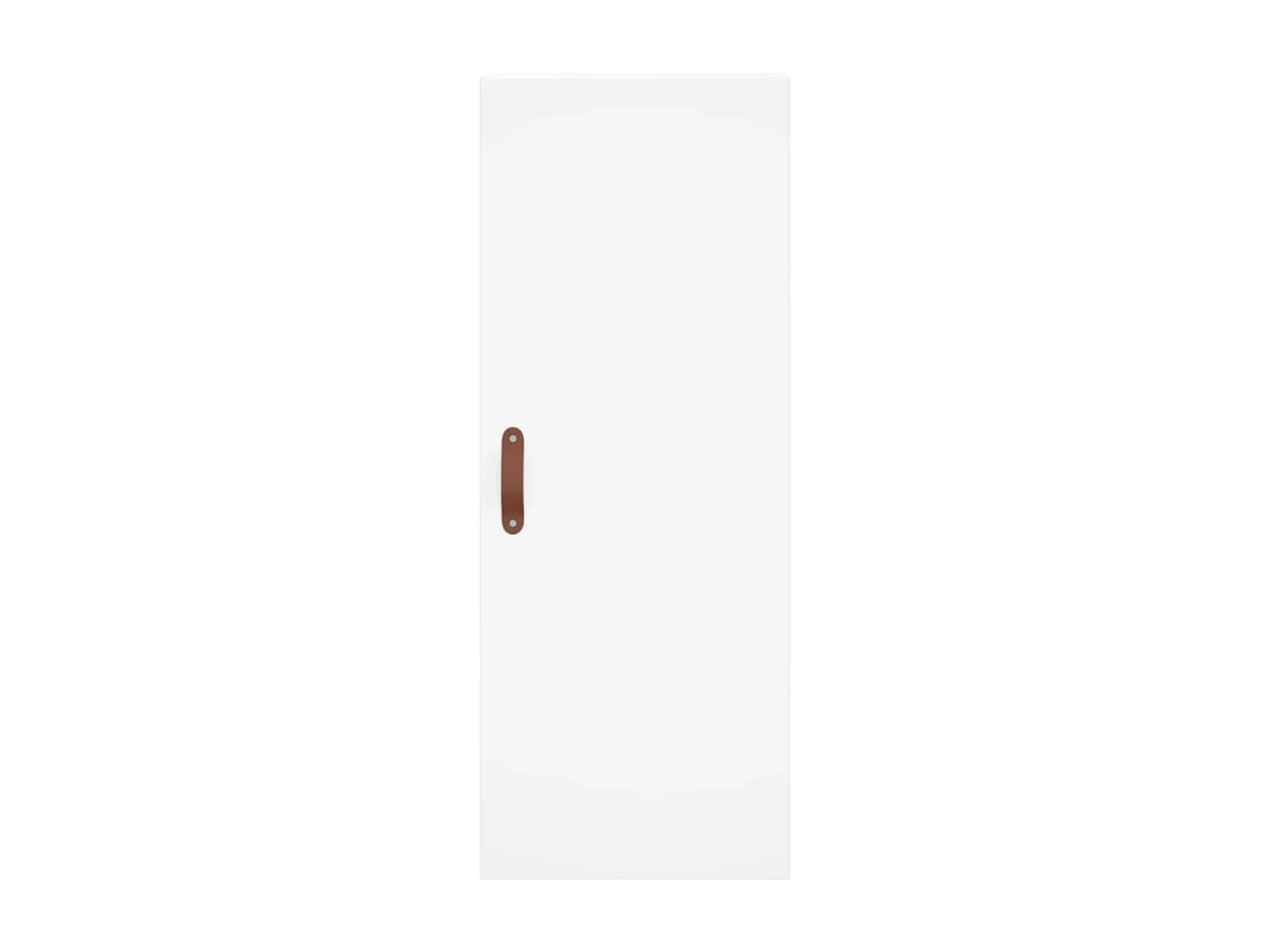 Wit hoog dressoir 34,5x34x180 cm Technisch hout