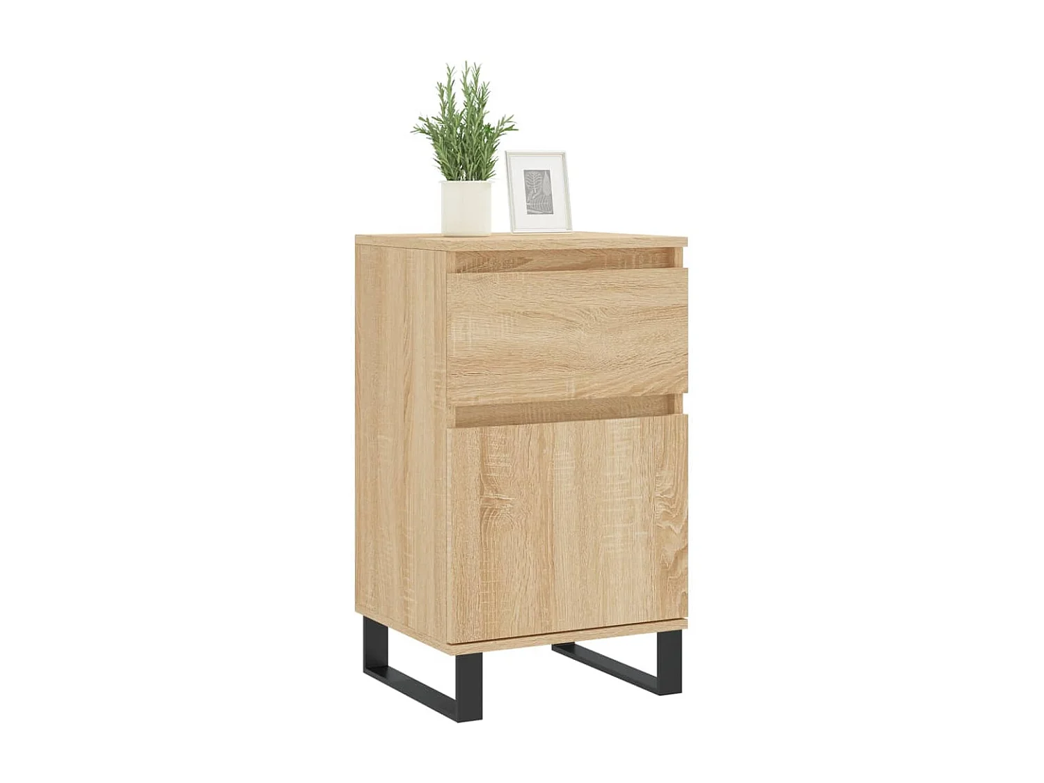 Buffet chêne sonoma 40x35x70 cm bois d'ingénierie