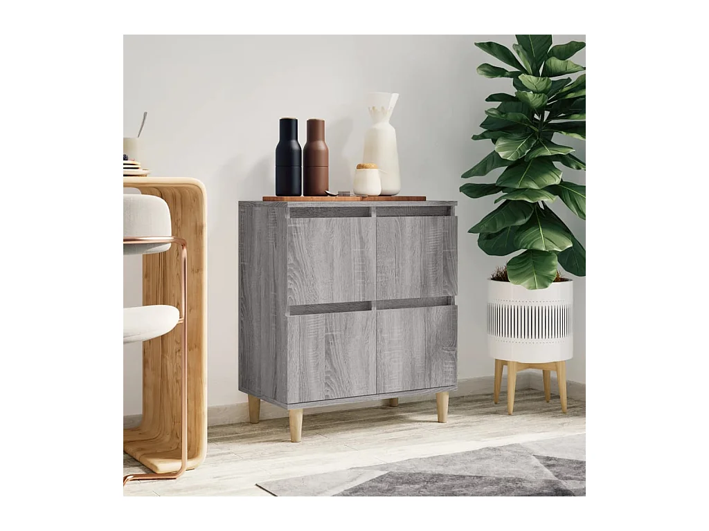 Buffet Sonoma gris 60x35x70 cm Bois d'ingénierie