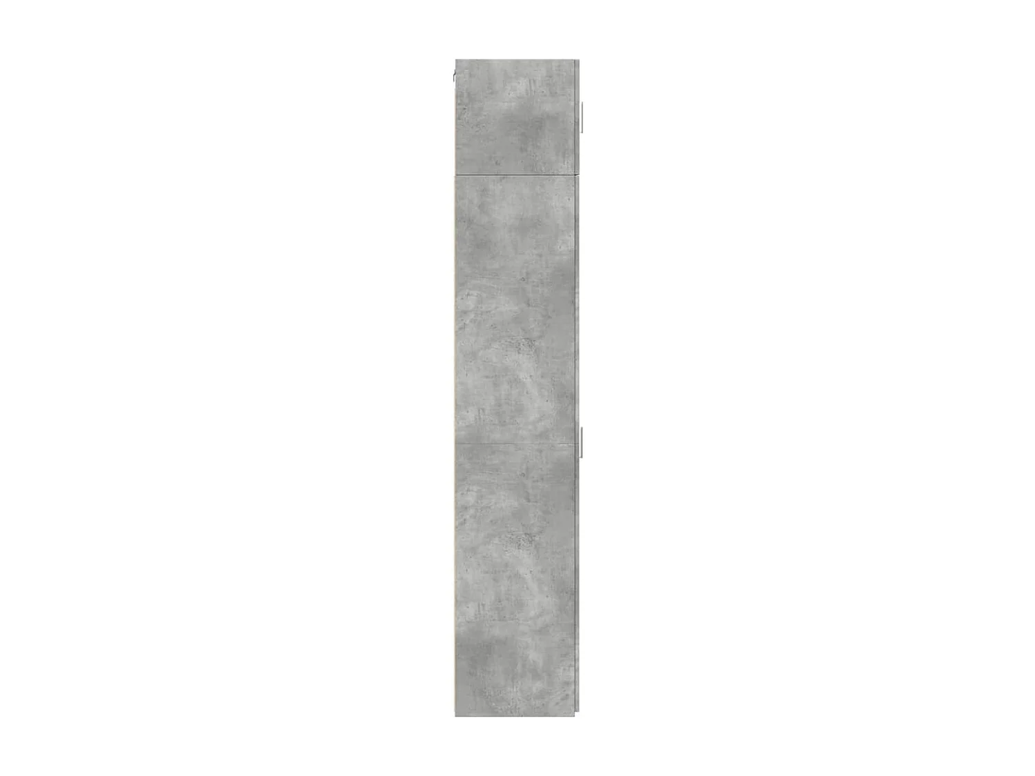 Armoire de rangement mince gris béton 40x42,5x225 cm