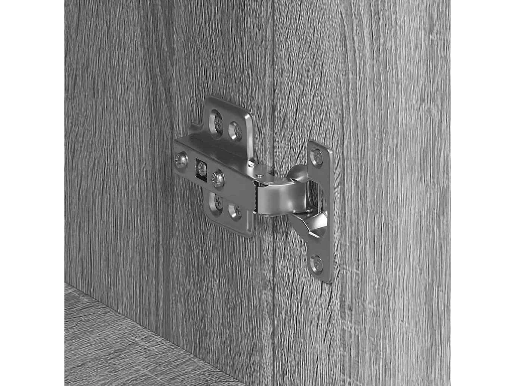 Sonoma Gray Dressoir van bewerkt hout, 120 x 36 x 69 cm