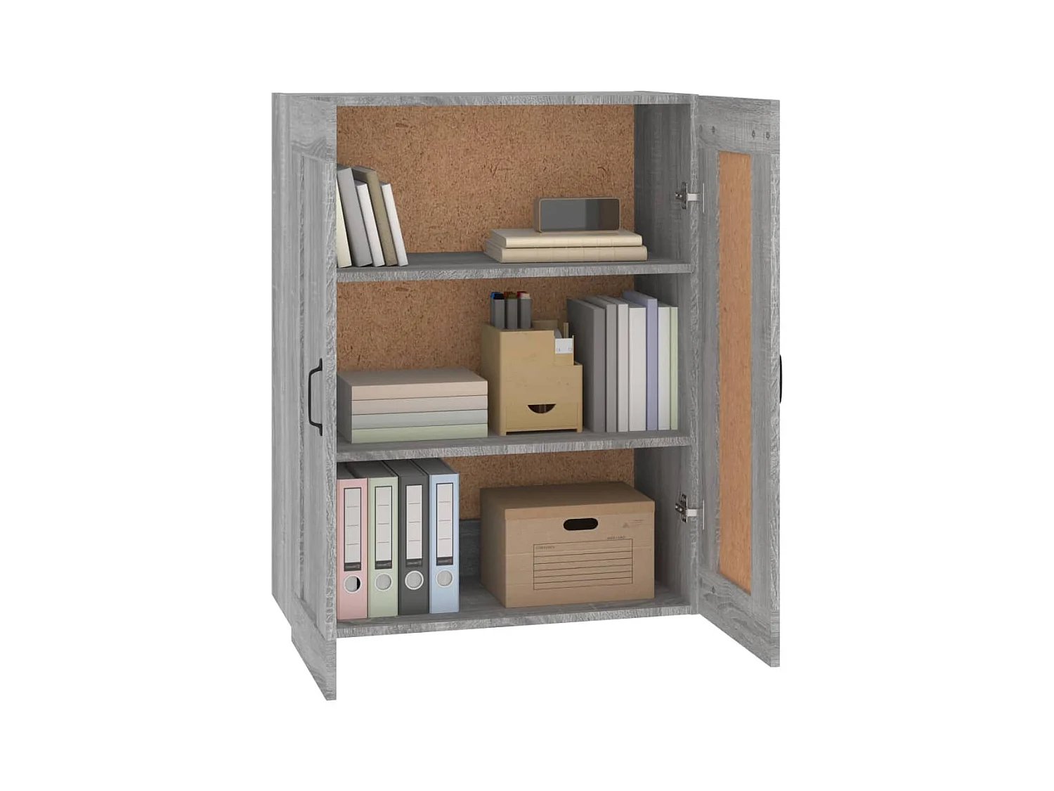 Armoire murale suspendue Sonoma gris 69,5x32,5x90 cm