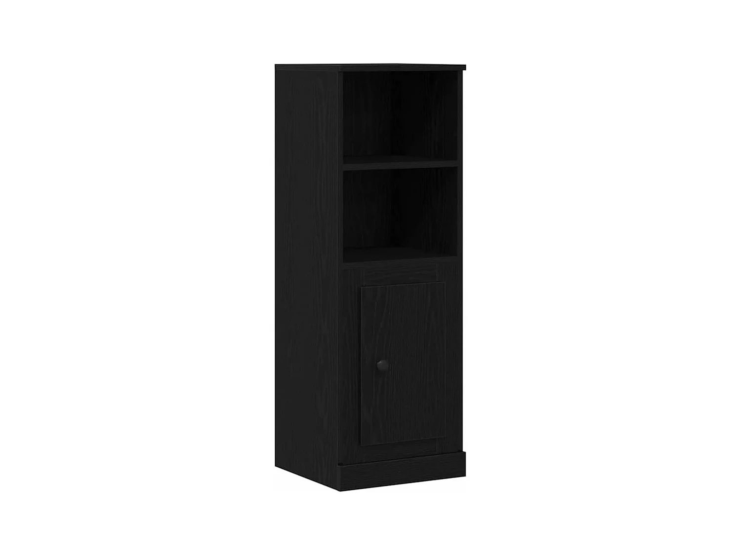 Buffet en Chêne Noir 132x35,5x103,5 cm en Bois d'Ingénierie