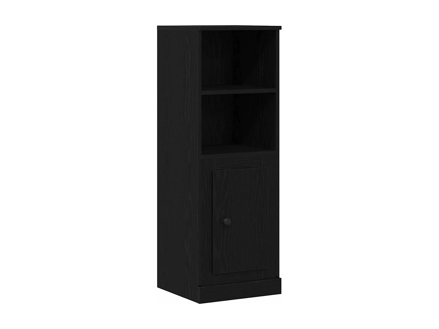 Buffet en Chêne Noir 132x35,5x103,5 cm en Bois d'Ingénierie