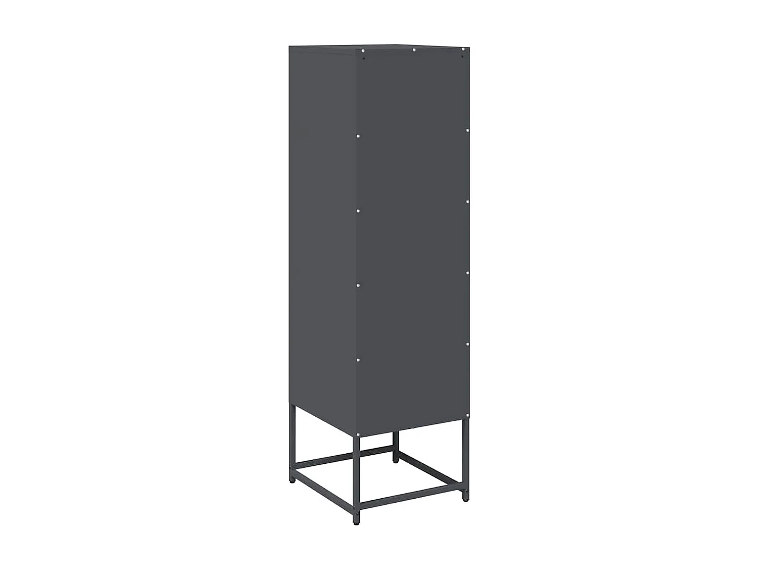 Buffet haut anthracite 36x39x123 cm acier laminé à froid