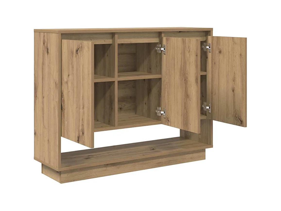 Buffet chêne artisanal 97 x 29 x 75 cm Bois d'ingénierie