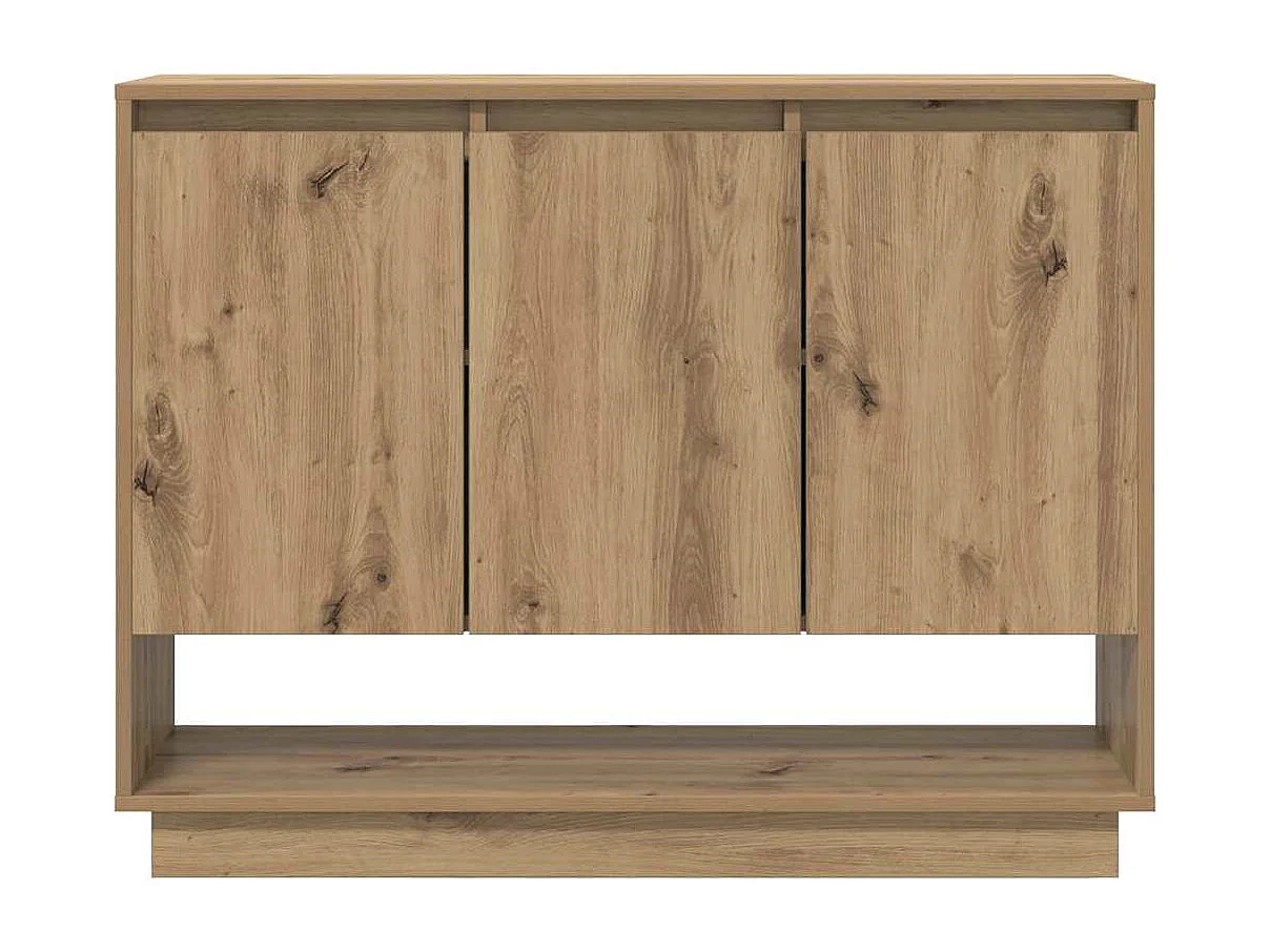 Credenza in rovere realizzata a mano 97 x 29 x 75 cm Legno ingegnerizzato