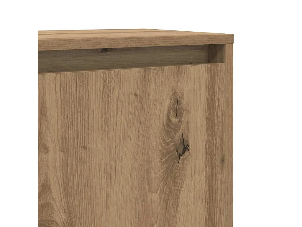 Credenza in rovere realizzata a mano 97 x 29 x 75 cm Legno ingegnerizzato