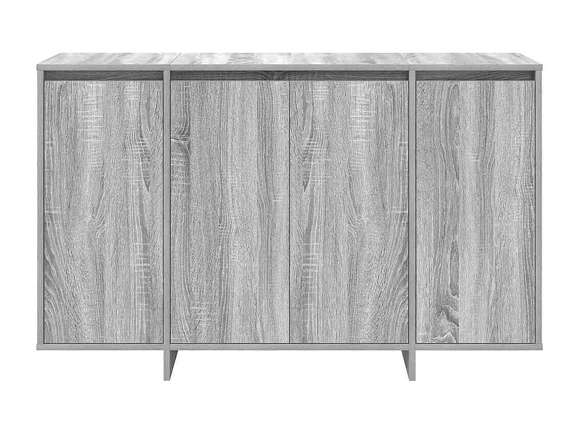 Sideboard aus Sonoma-Holzwerkstoff, Grau, 120 x 41 x 75 cm