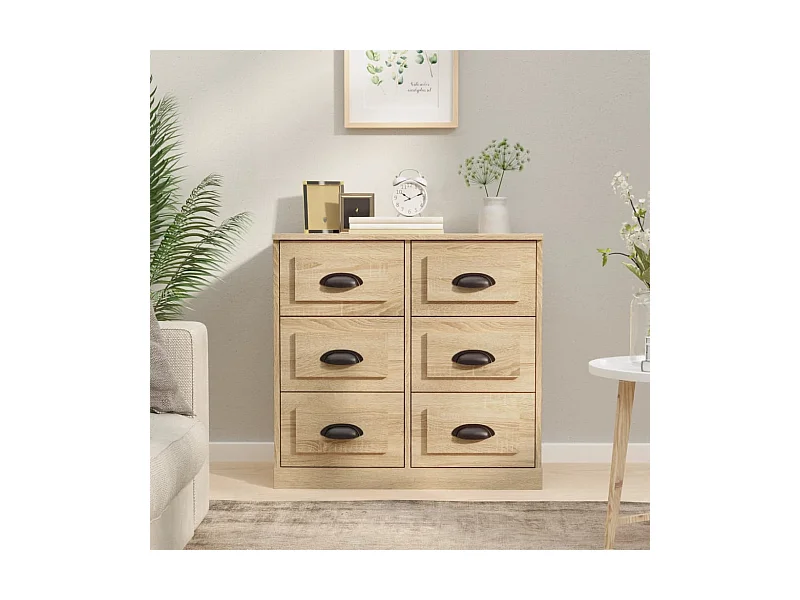 Credenza in rovere Sonoma 70x35,5x67,5 cm in legno ingegnerizzato