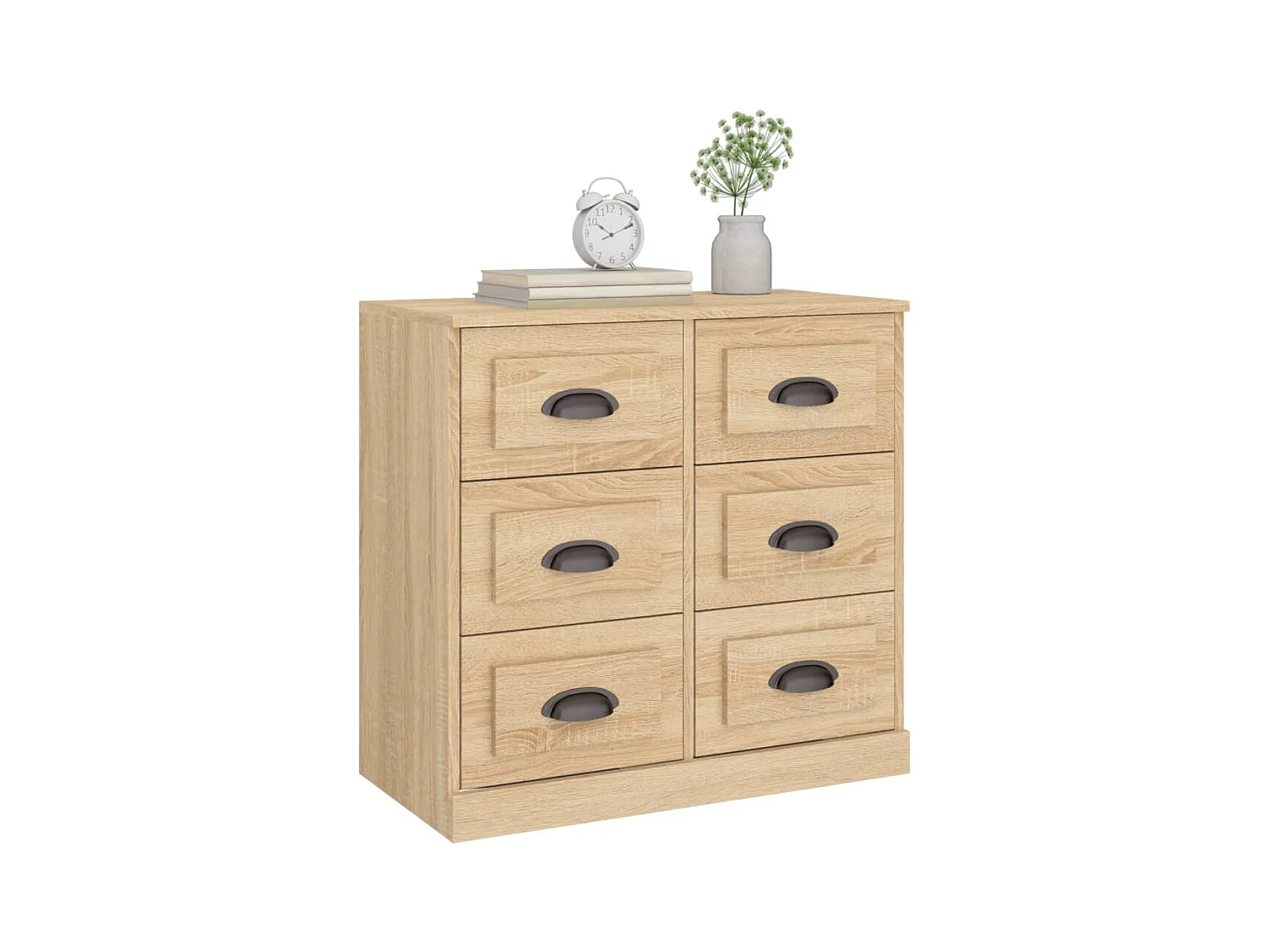 Buffet chêne sonoma 70x35,5x67,5 cm bois d'ingénierie