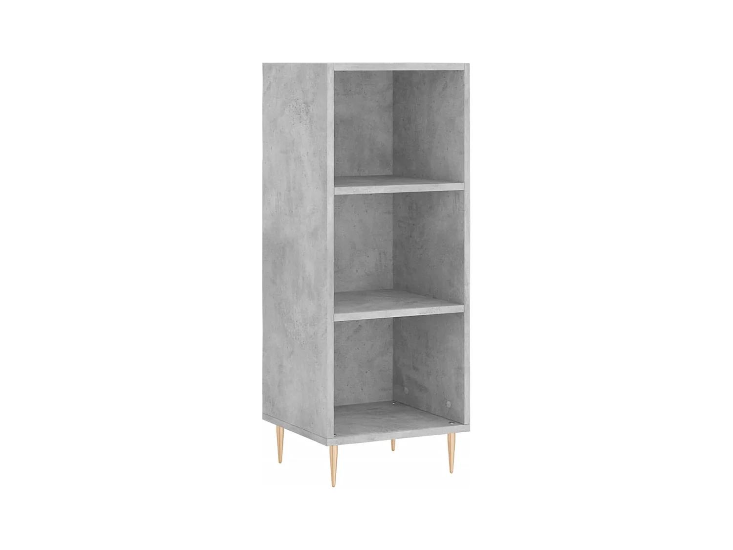 Credenza grigio cemento 34,5x32,5x90 cm in legno ingegnerizzato