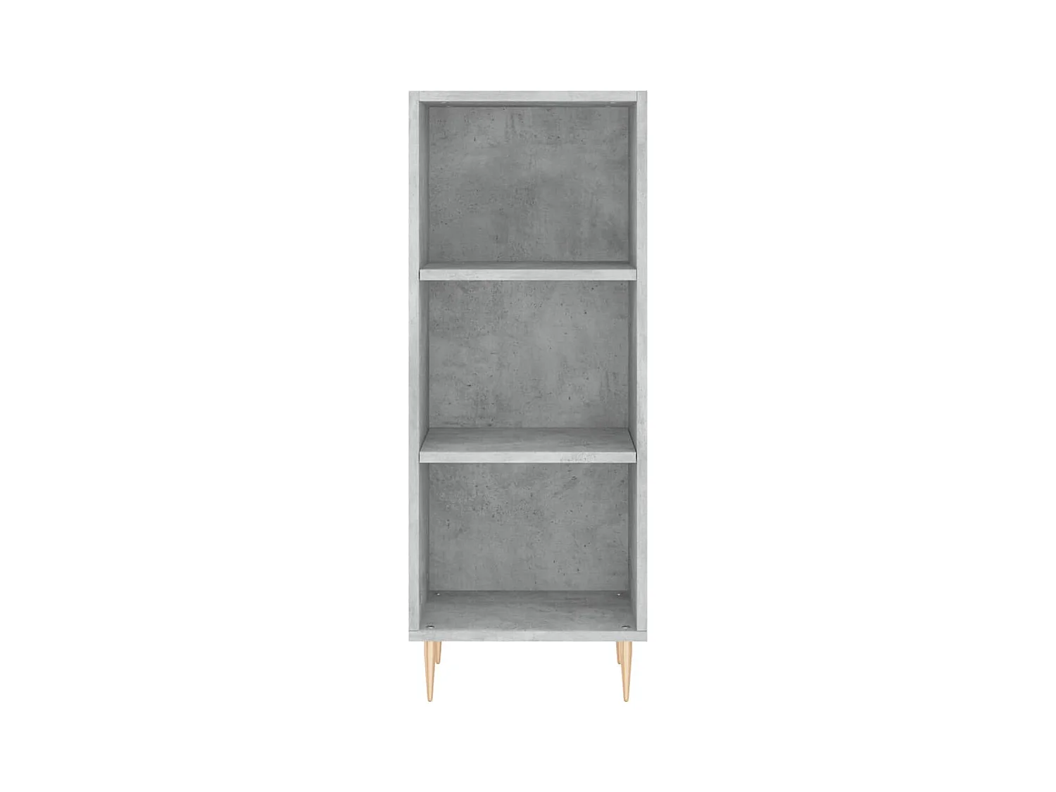 Credenza grigio cemento 34,5x32,5x90 cm in legno ingegnerizzato