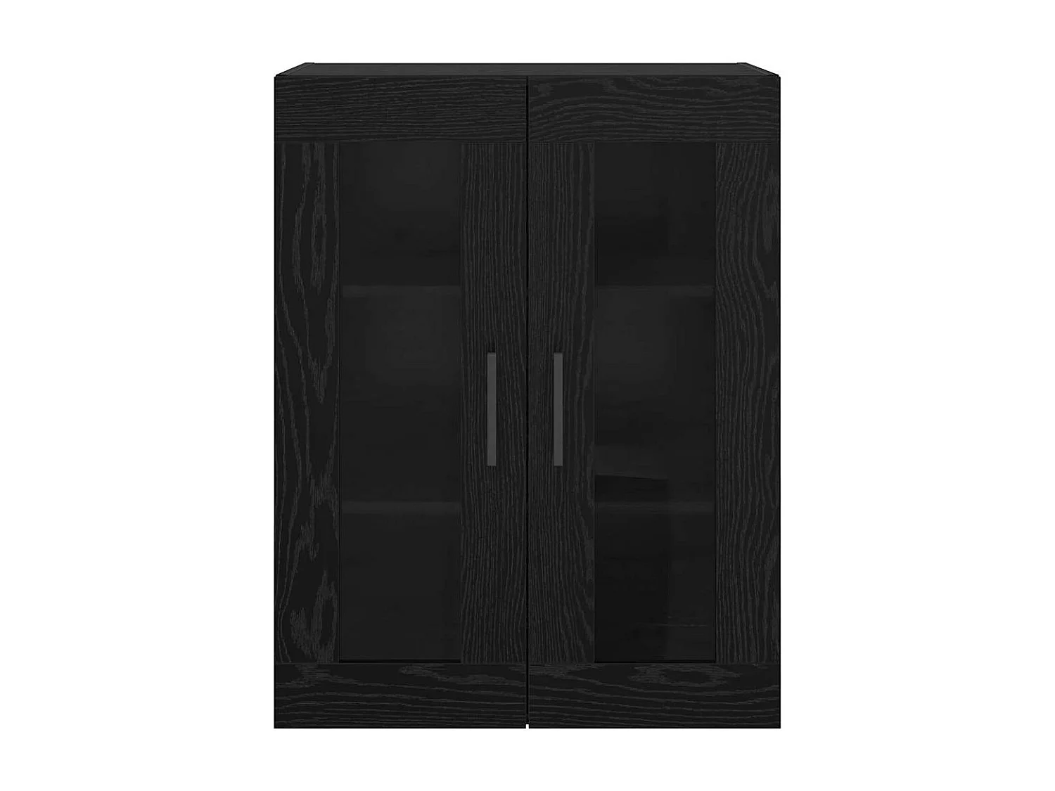 Meuble mural Chêne noir 69,5 x 34 x 90 cm Bois d'ingénierie