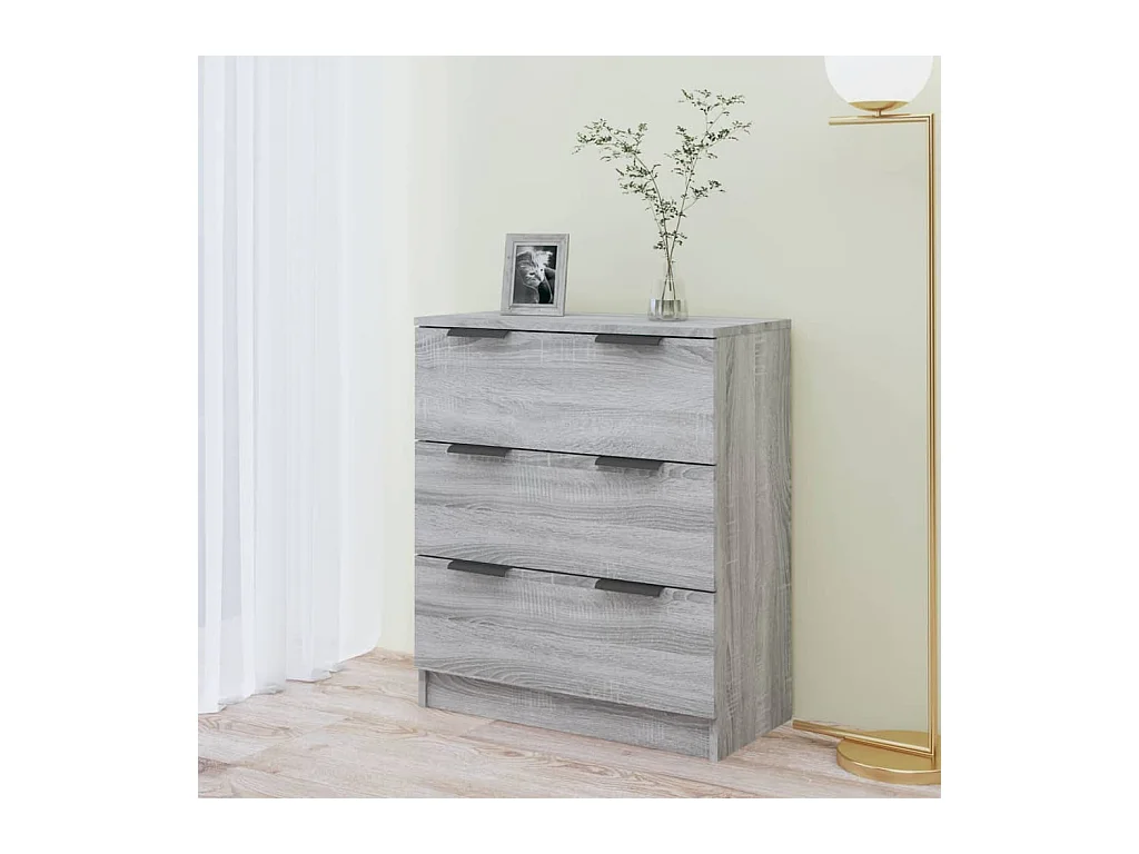 Buffet Sonoma gris 60x30x70 cm Bois d'ingénierie