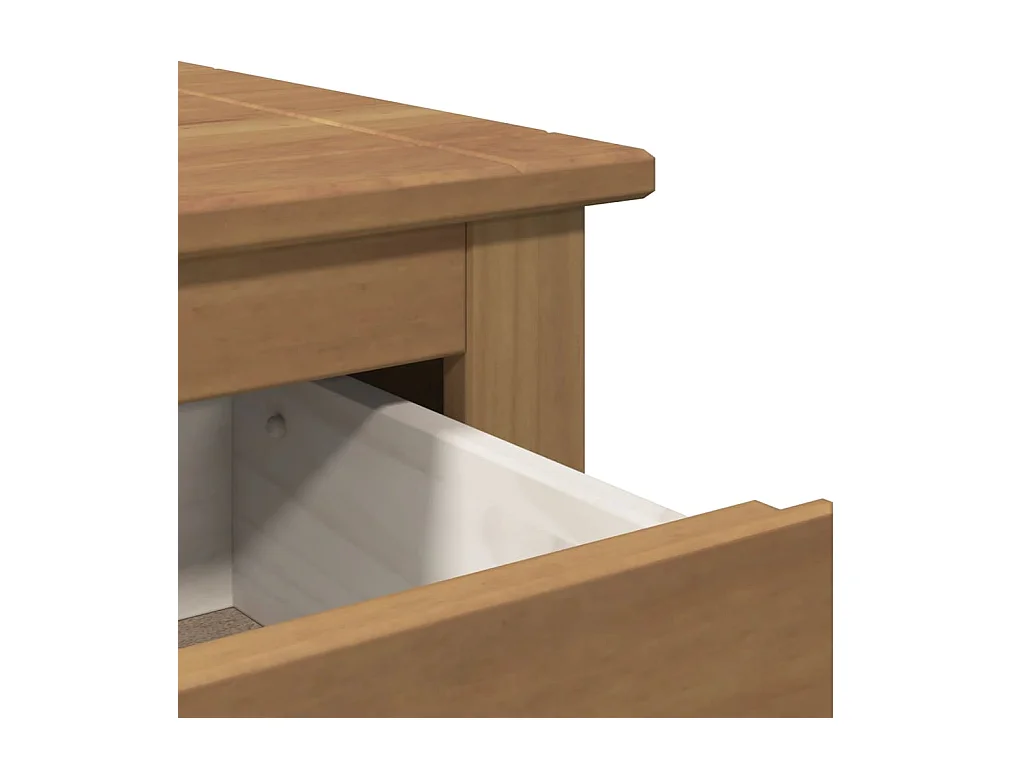 Buffet avec tiroirs Panama 93x40x80 cm bois massif de pin