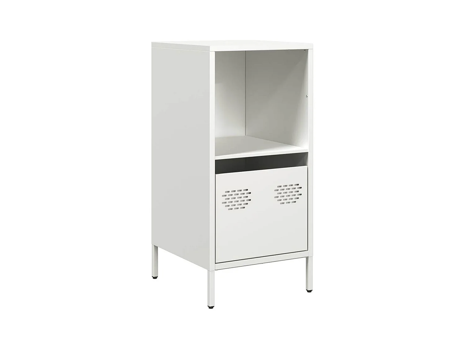 Buffet blanc 35x39x73,5 cm acier laminé à froid