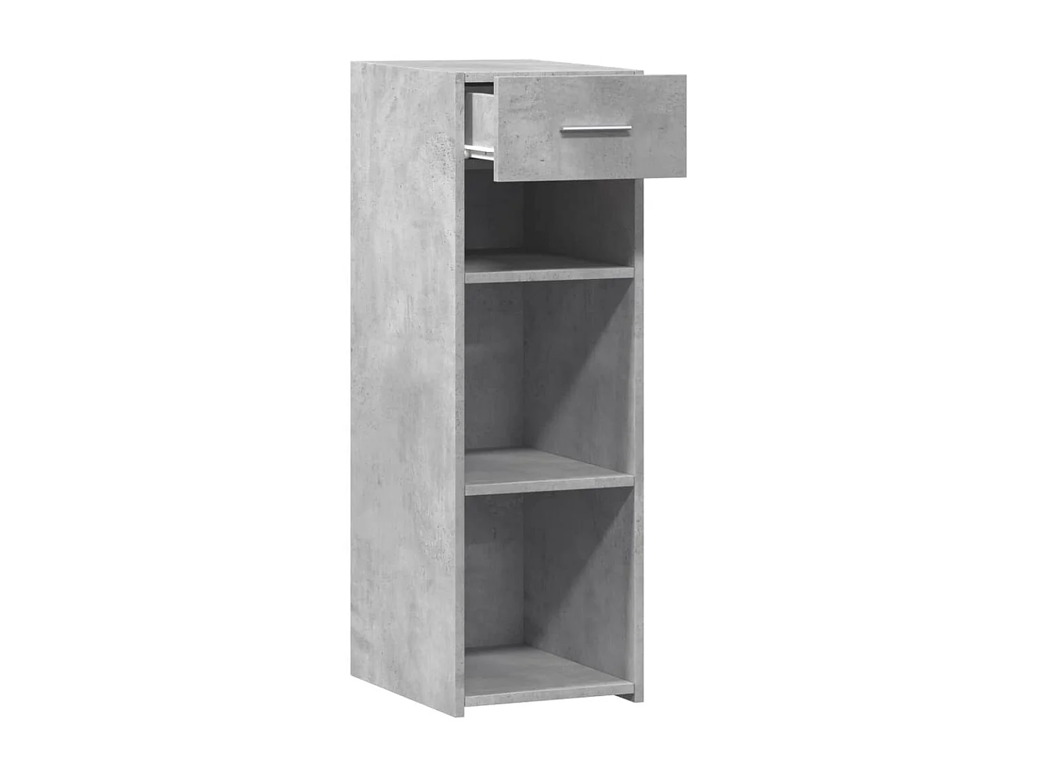 Buffet gris béton 30x42,5x93 cm bois d'ingénierie