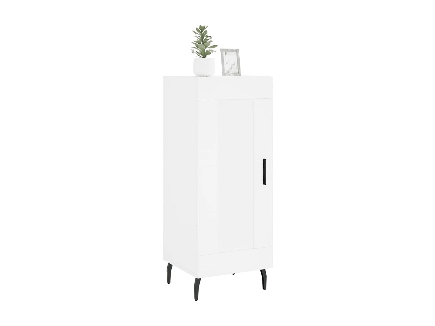 Buffet blanc 34,5x34x90 cm bois d'ingénierie