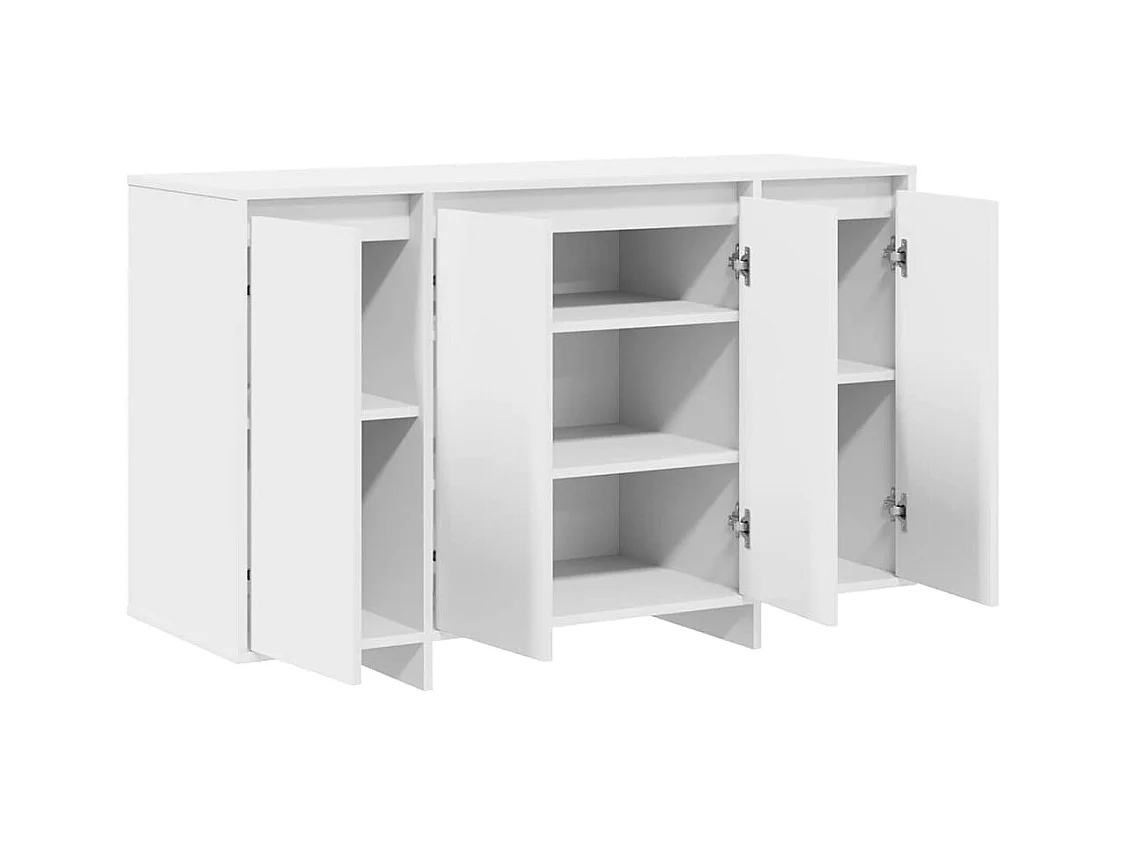 Buffet blanc Blanc Bois d'ingénierie 120 x 41 x 75 cm