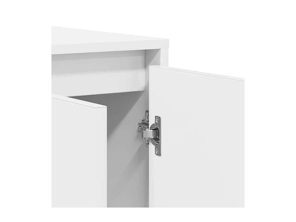 Buffet blanc Blanc Bois d'ingénierie 120 x 41 x 75 cm