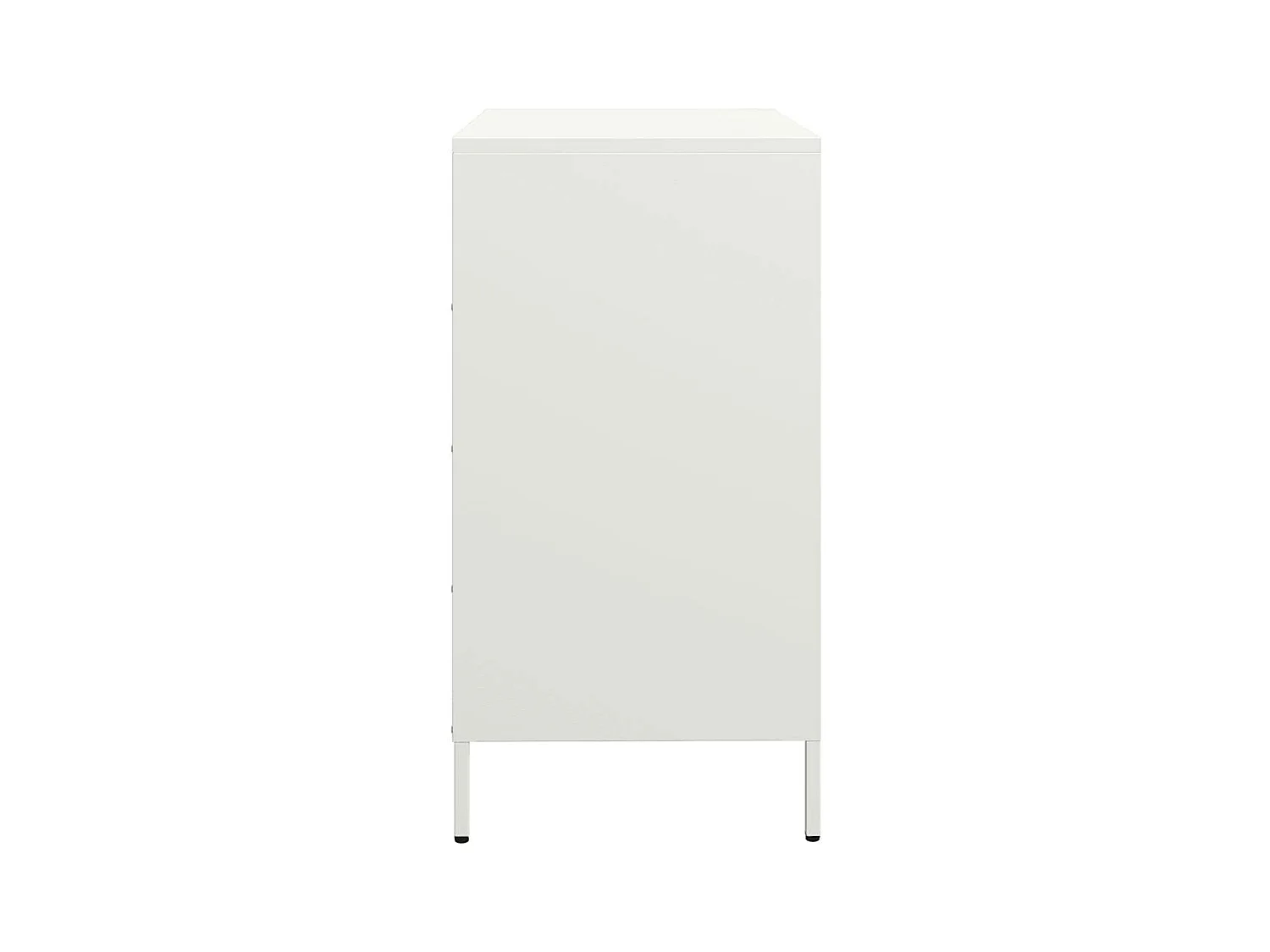 Buffet blanc 68x39x73,5 cm acier laminé à froid
