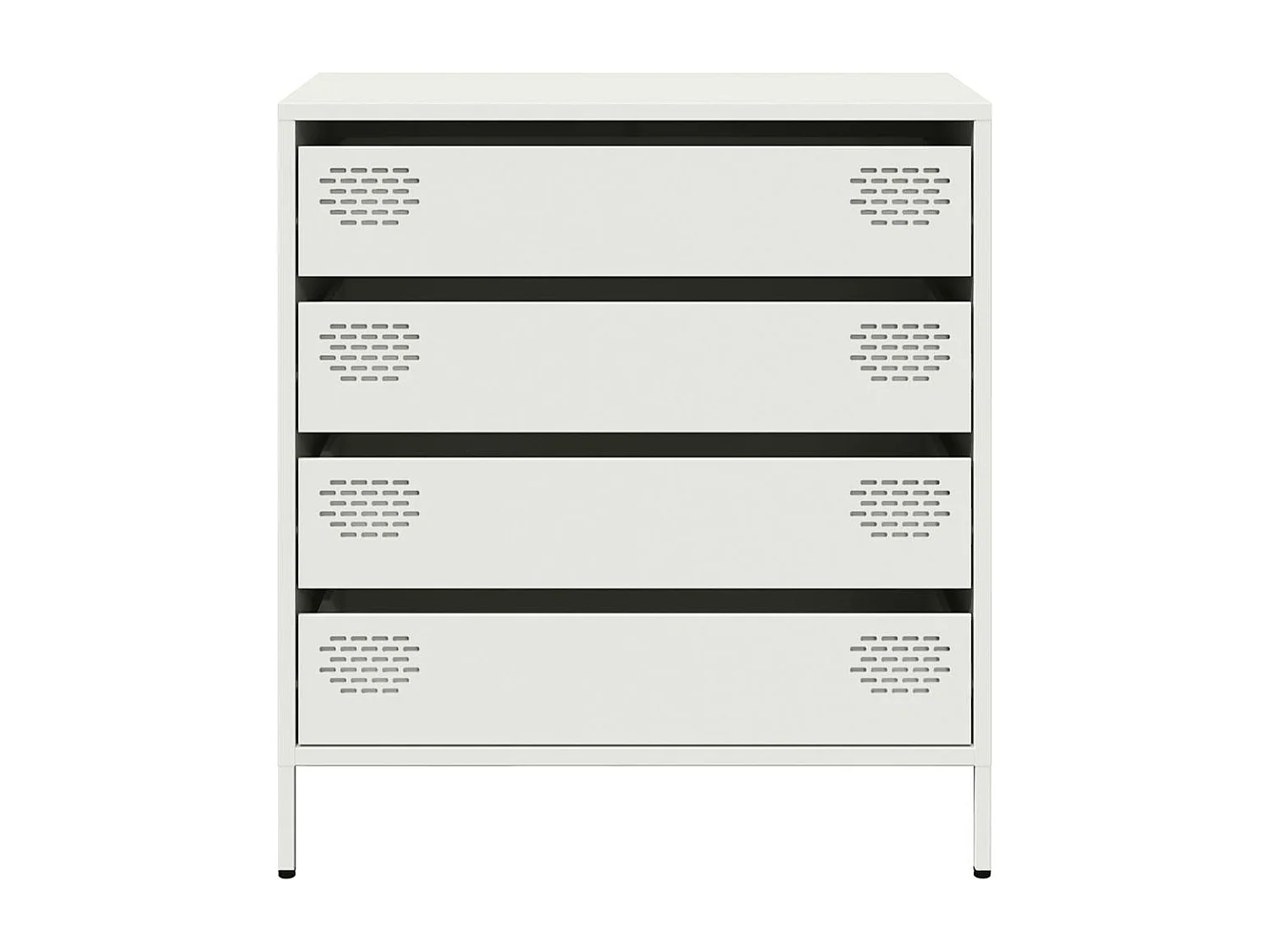 Buffet blanc 68x39x73,5 cm acier laminé à froid