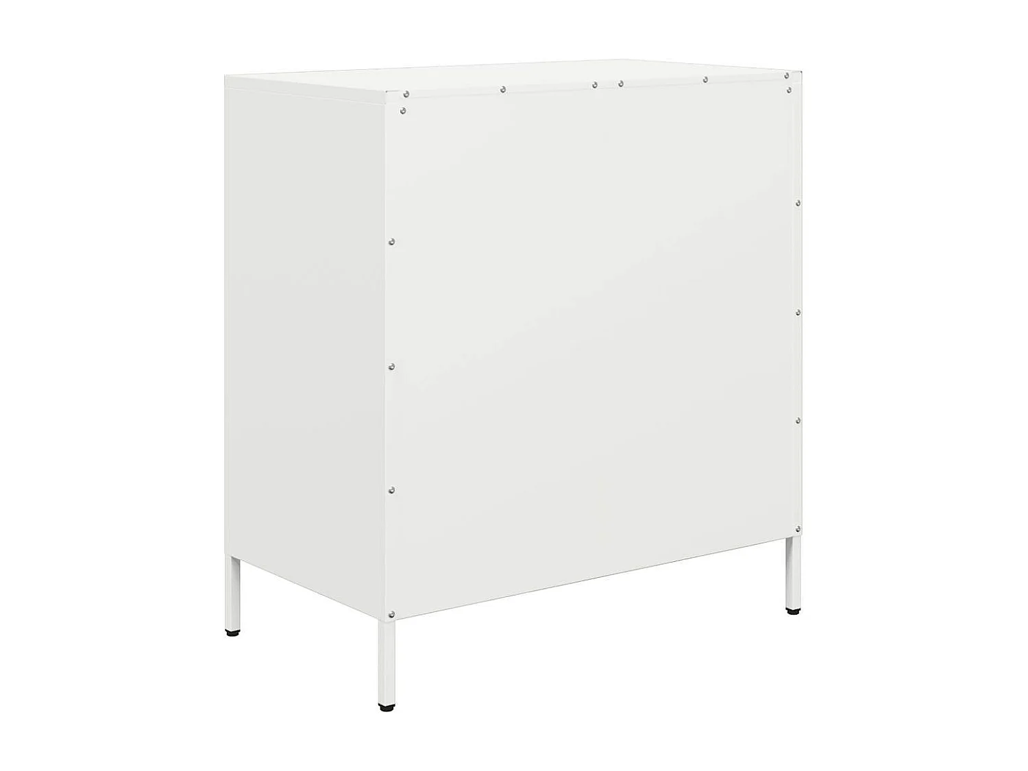 Buffet blanc 68x39x73,5 cm acier laminé à froid