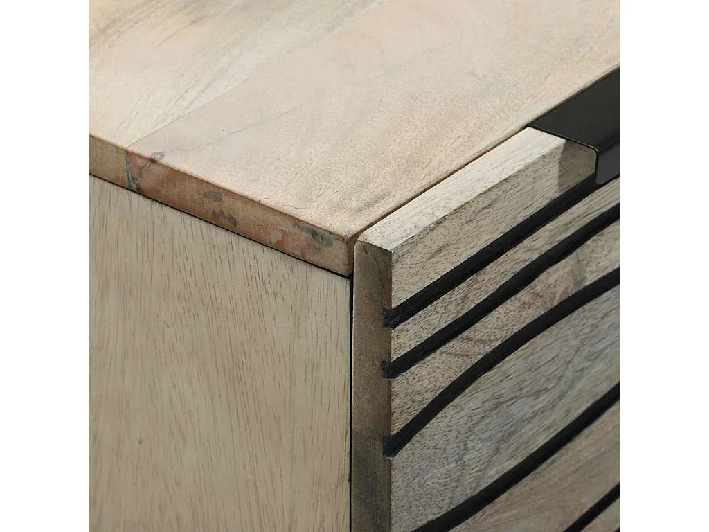 Aparadores con cajón Otros con almacenaje 2 uds Blanco 60 x 33,5 x 75 cm