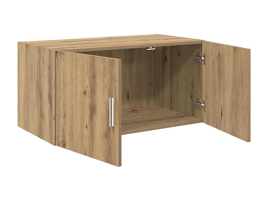 Meuble mural Montage mural avec porte chêne artisanal 80 x 42.5 x 40 cm