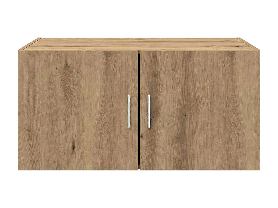 Meuble mural Montage mural avec porte chêne artisanal 80 x 42.5 x 40 cm