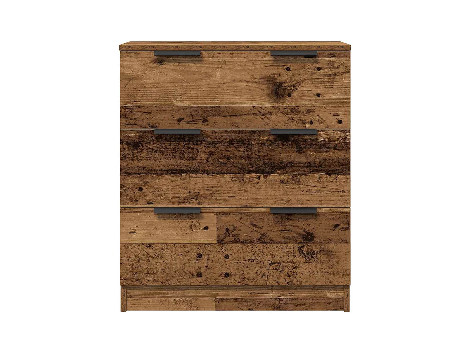 Buffets 3 pcs vieux bois 60x30x70 cm bois d'ingénierie