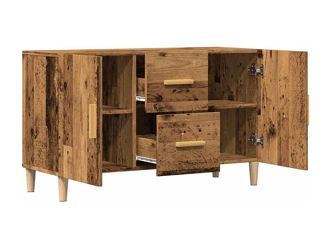 Credenza in legno antico 100x36x60 cm in legno ingegnerizzato