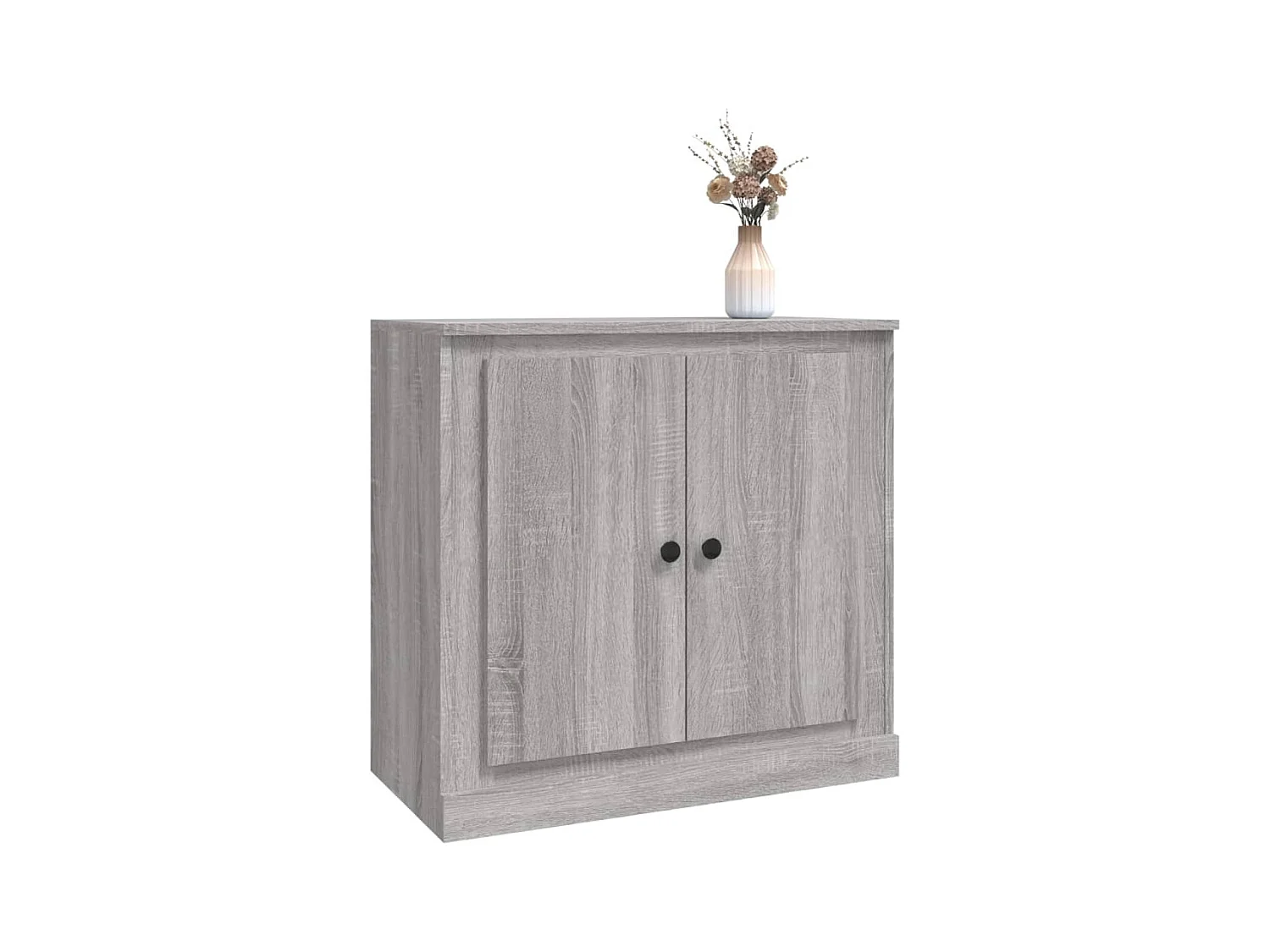 Buffet sonoma gris 70x35,5x67,5 cm bois d'ingénierie