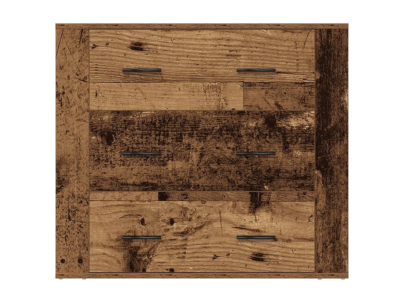 Buffet vieux bois 80x33x70 cm bois d'ingénierie