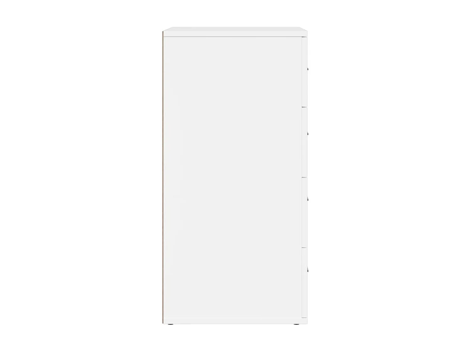 Buffets 2 pcs blanc 60x39x80 cm bois d’ingénierie