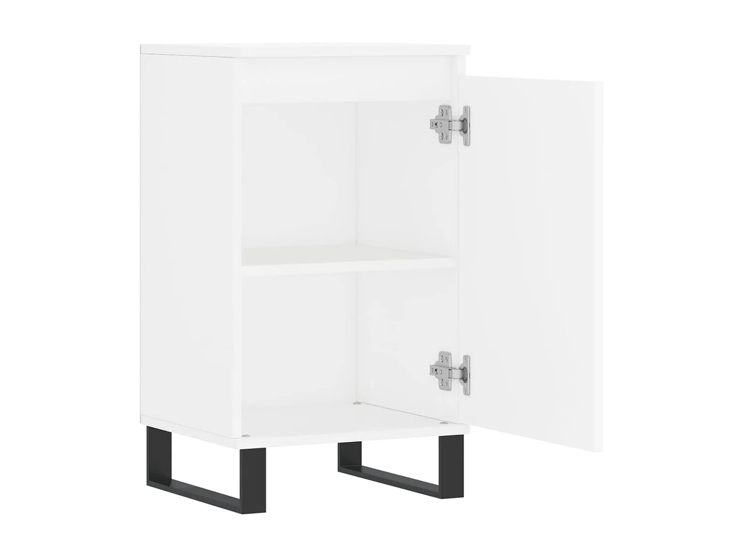 Buffet blanc 40x35x70 cm bois d’ingénierie