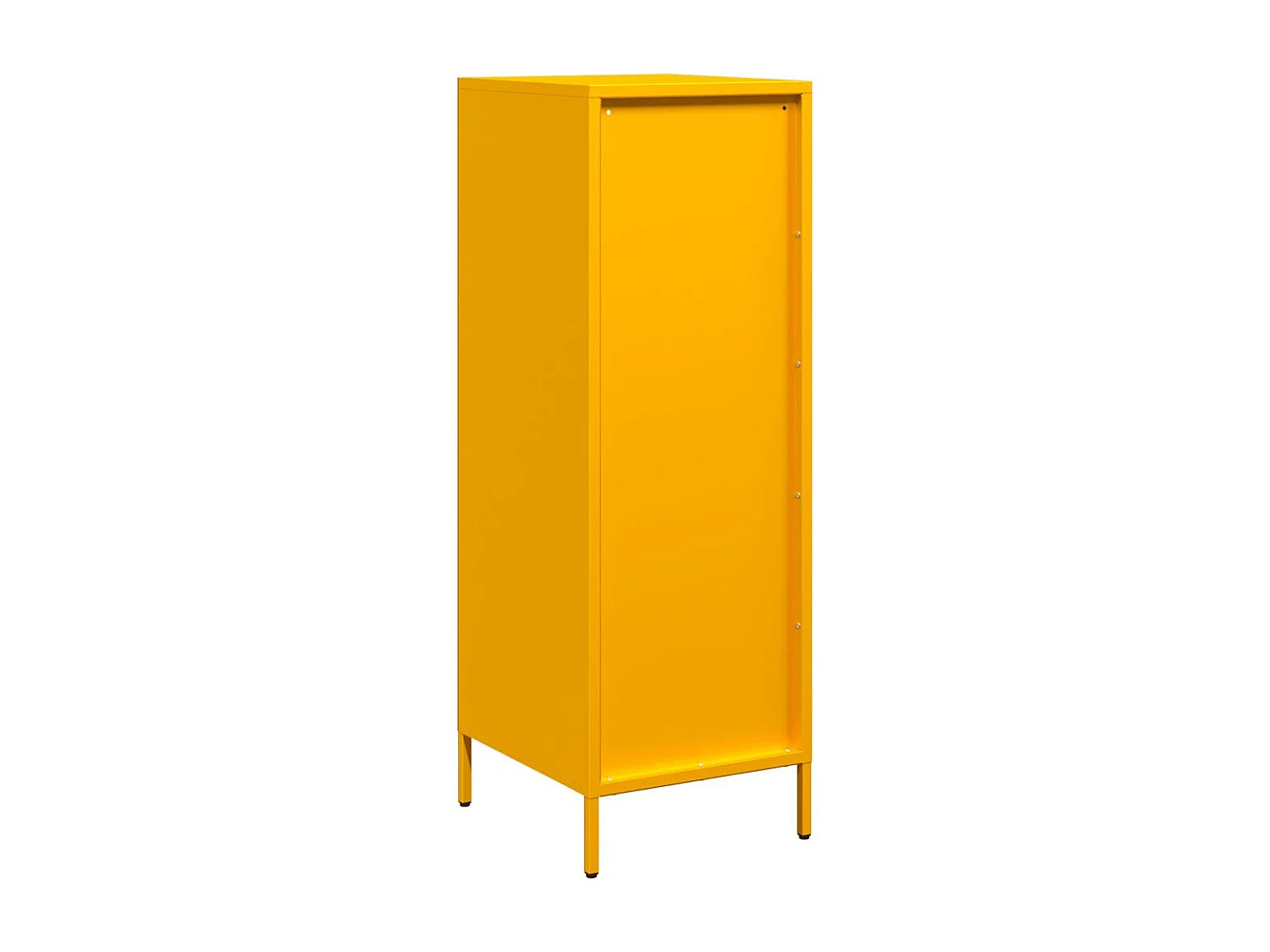 Buffet haut jaune moutarde 39x35x103,5 cm acier