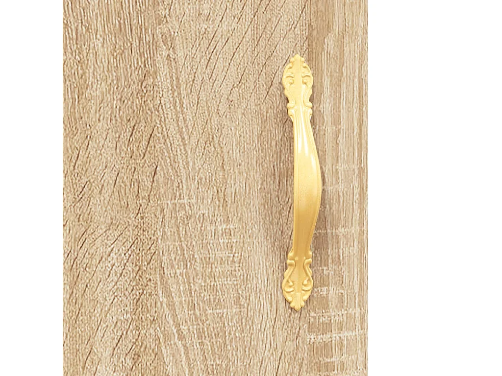 Buffet haut Chêne sonoma 69,5x34x180 cm Bois d'ingénierie