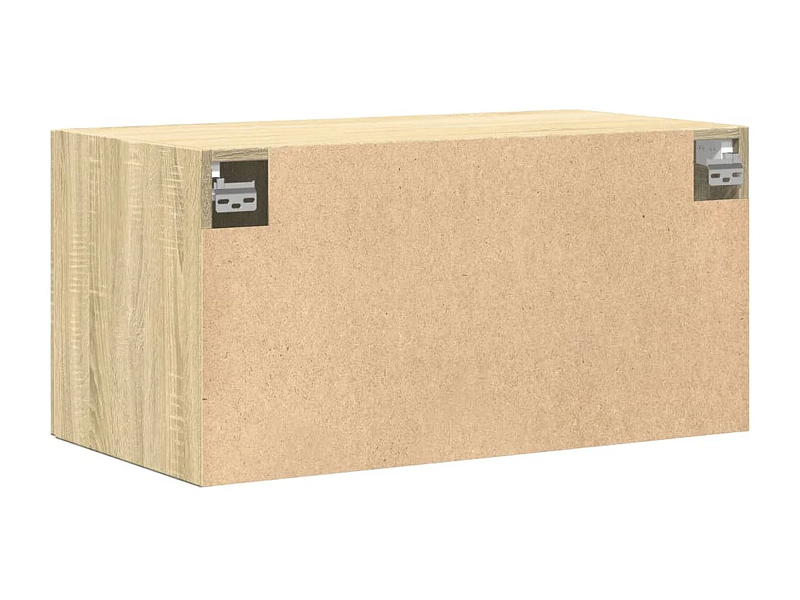 Armoire murale chêne sonoma 80x42,5x40 cm bois d'ingénierie