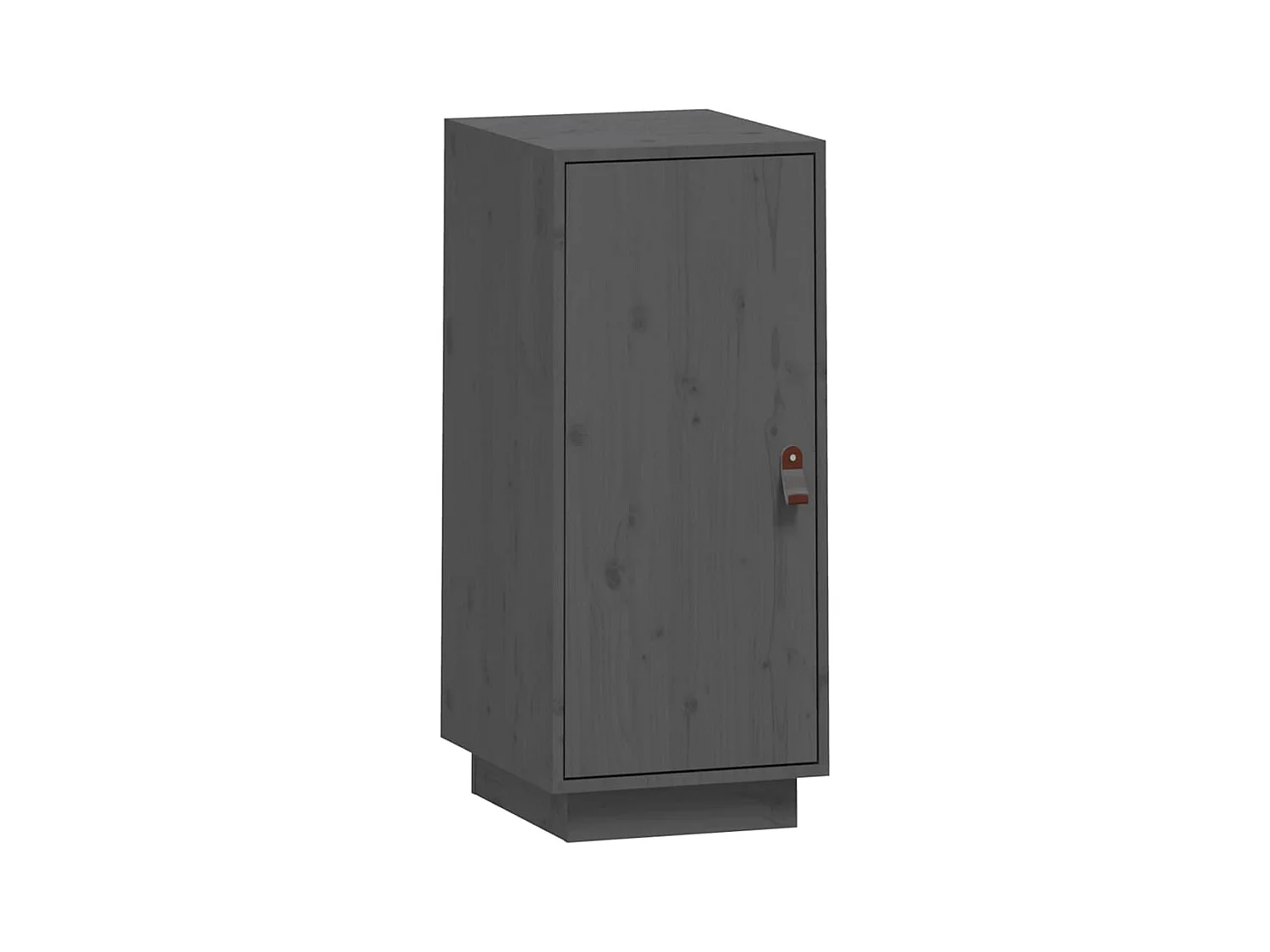 Buffet Gris 34x40x75 cm Bois massif de pin