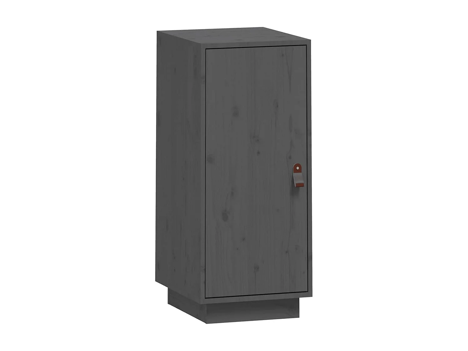 Buffet Gris 34x40x75 cm Bois massif de pin