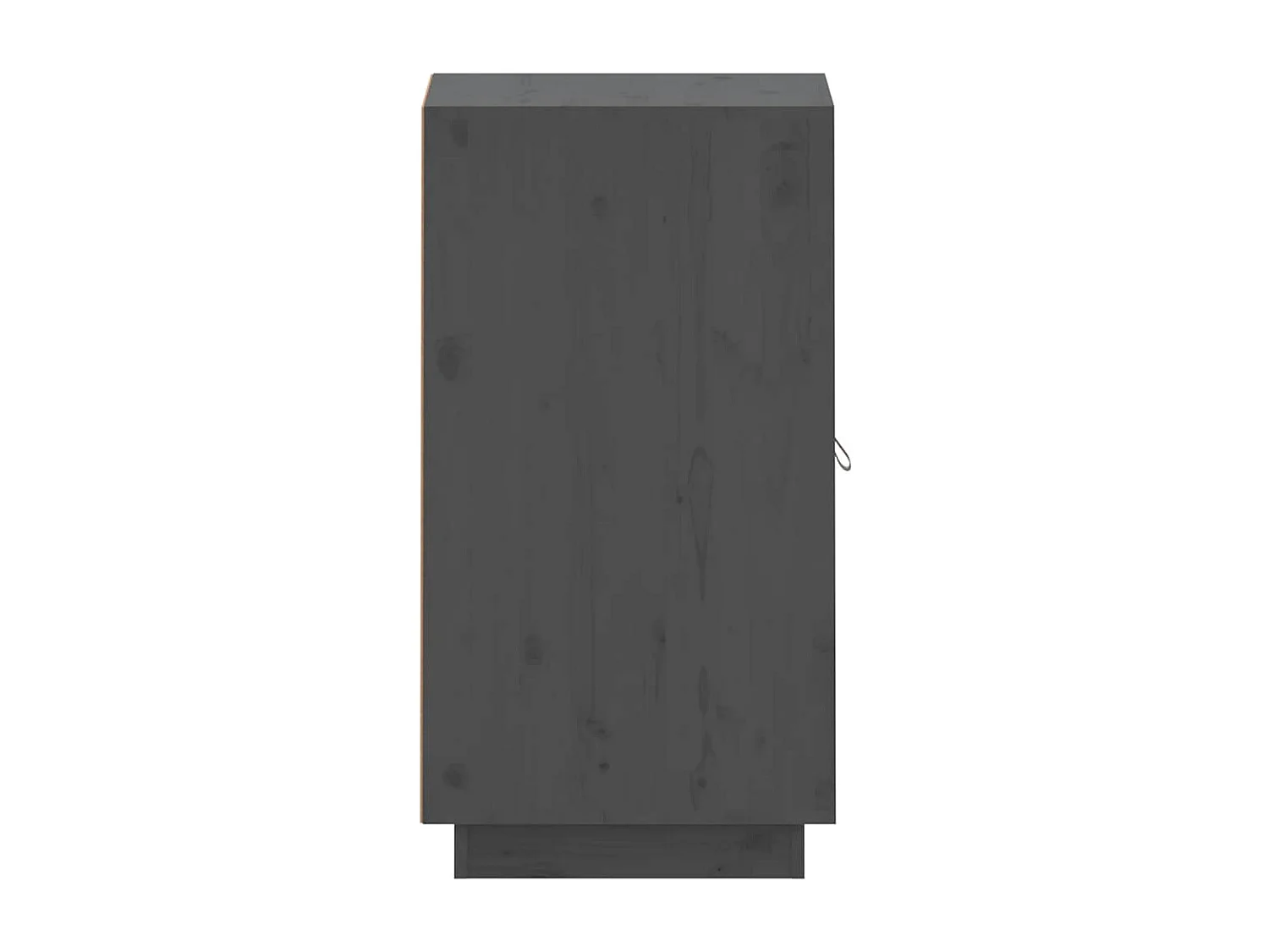 Buffet Gris 34x40x75 cm Bois massif de pin