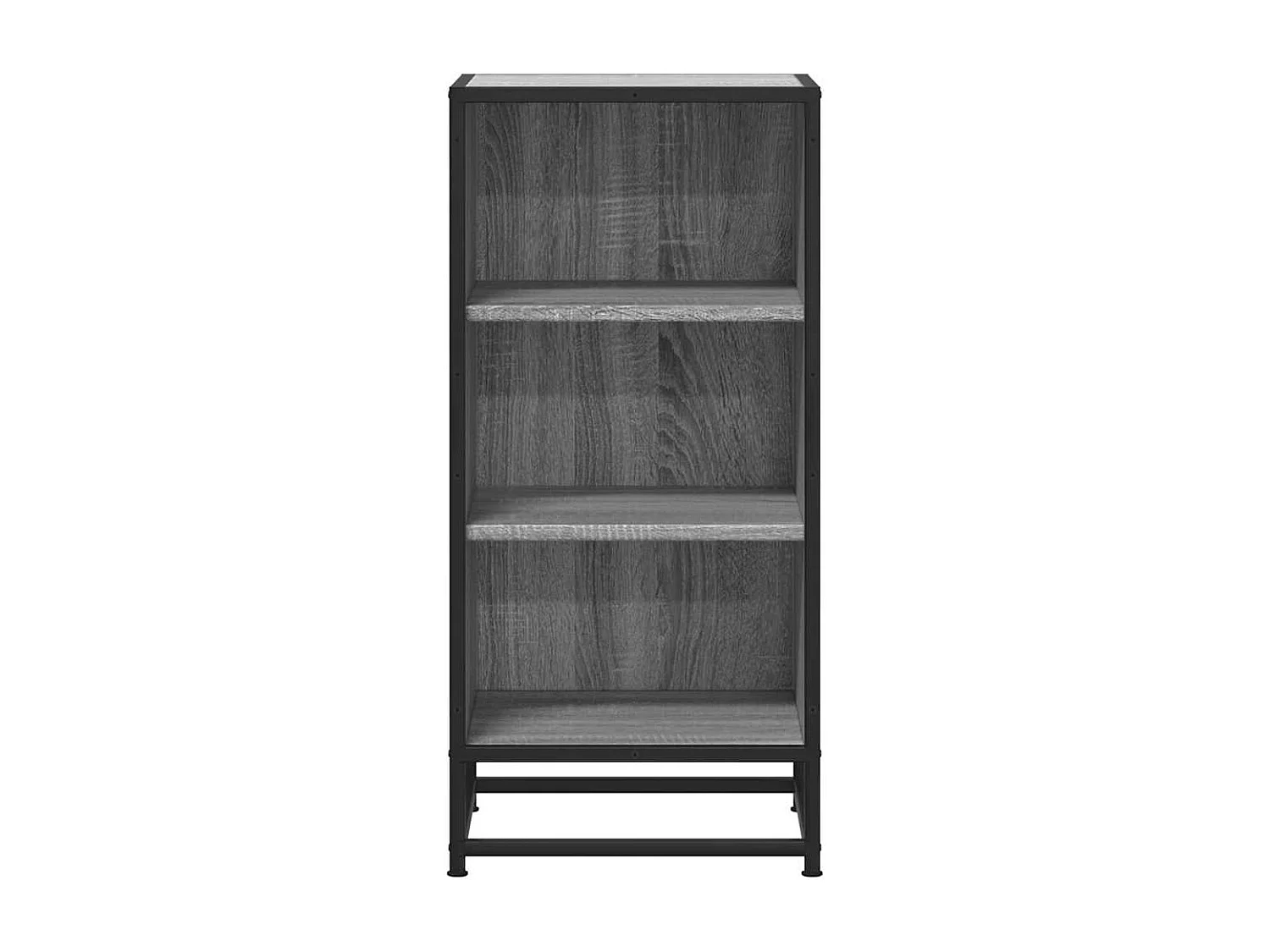 Sonoma Sideboard grau 35,5x35x76 cm Holzwerkstoff und Metall