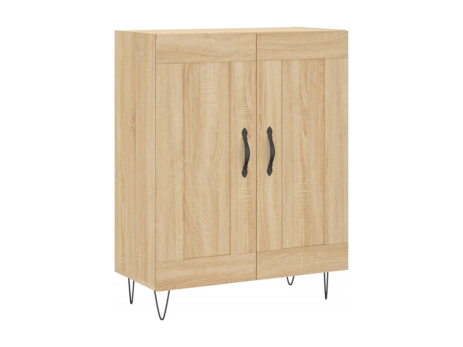 Hoog dressoir Sonoma eiken 69,5x34x180 cm Technisch hout
